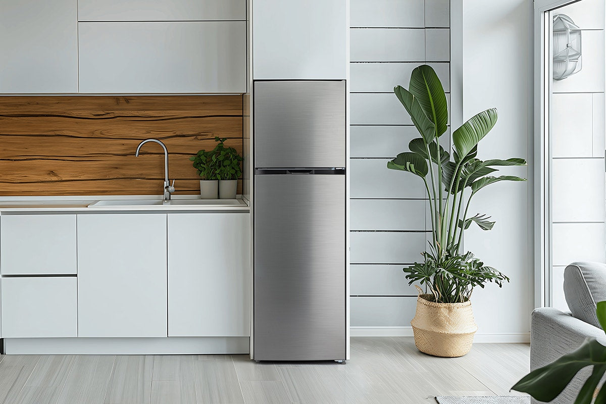 Kogan 247L Top Mount Fridge (Stainless Steel)