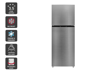 Kogan 334L Top Mount Fridge (Dark Stainless Steel)