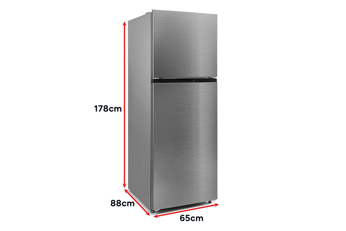 Kogan 334L Top Mount Fridge (Dark Stainless Steel)