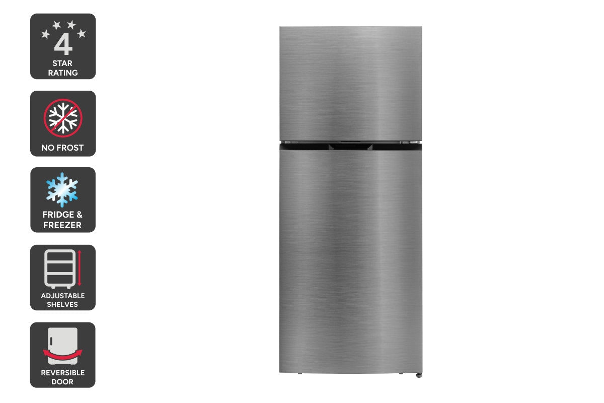 Kogan 415L Top Mount Fridge (Stainless Steel)