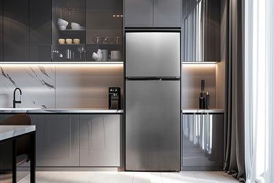 Kogan 415L Top Mount Fridge  - Stainless Steel
