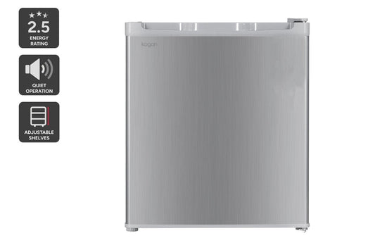 Kogan 46L Bar Fridge (Silver)