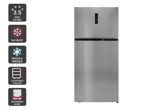 Kogan 480L Top Mount Fridge (Stainless Steel)