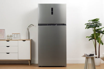 Kogan 480L Top Mount Fridge - Stainless Steel