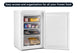 Kogan 91L Upright Freezer - White – view 9