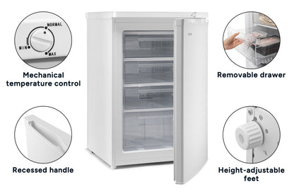 Kogan 91L Upright Freezer - White