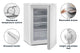 Kogan 91L Upright Freezer - White – view 10