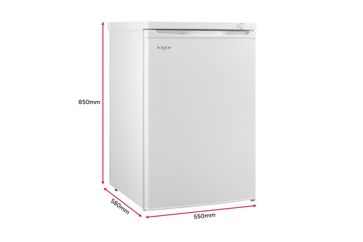 Kogan 91L Upright Freezer - White