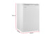 Kogan 91L Upright Freezer - White – view 3