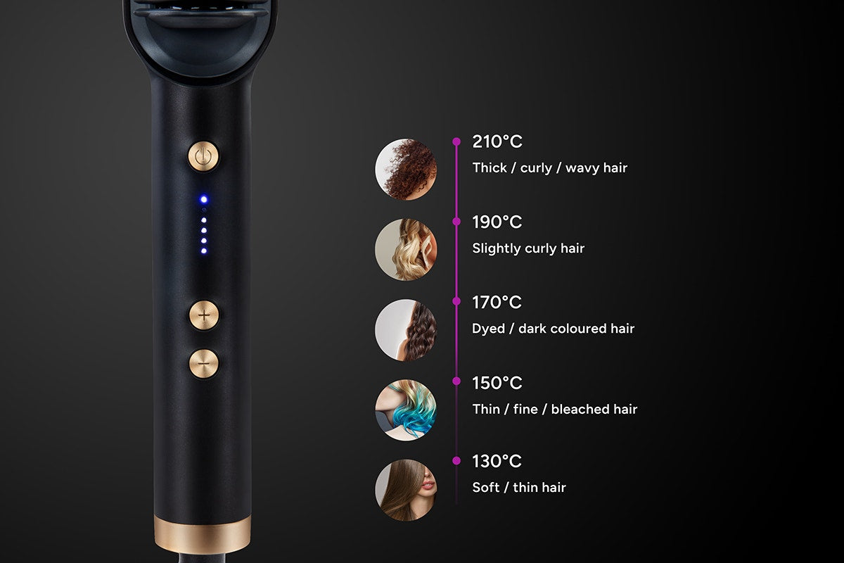 Kogan Heated Ionic Hair Brush Straightener