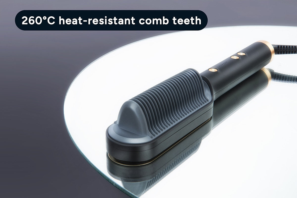 Kogan Heated Ionic Hair Brush Straightener