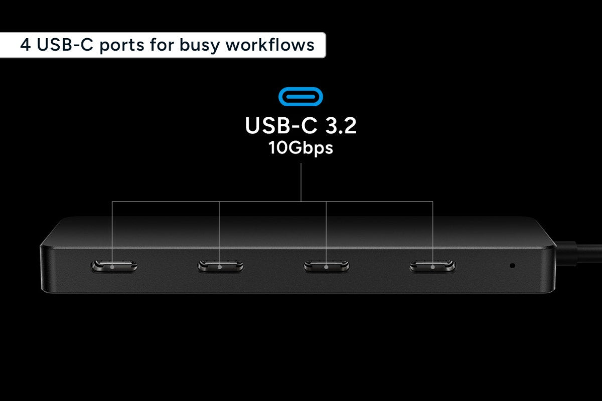 Kogan 10Gbps 4 Ports USB-C Splitter