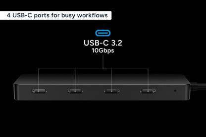 Kogan 10Gbps 4 Ports USB-C Splitter