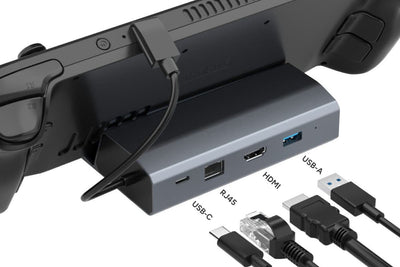 Kogan 6-in-1 100W PD USB-C Steam Deck Docking Station - 4K, 60Hz