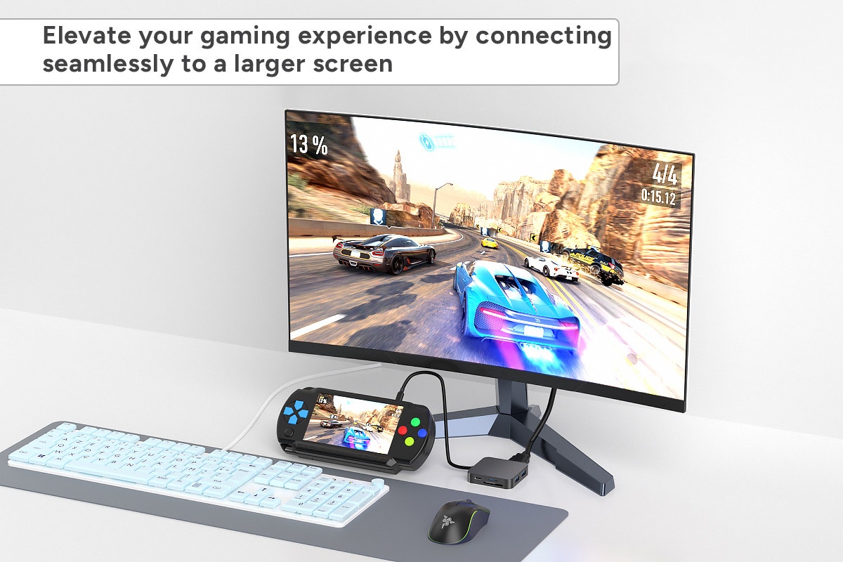Kogan 6-in-1 100W PD USB-C Hub for PC and Tablets (4K, 60Hz)