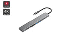 Kogan 8-in-1 100W PD USB-C Hub for Windows PC - Dual 4K, 60Hz