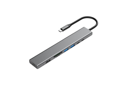 Kogan 8-in-1 100W PD USB-C Hub for Windows PC (Dual 4K, 60Hz)