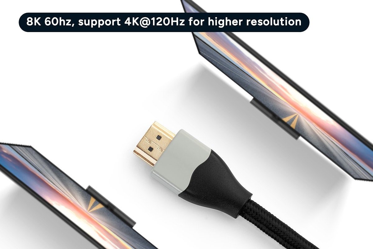 Kogan HDMI 2.1 Braided 8K Cable (1.5m)