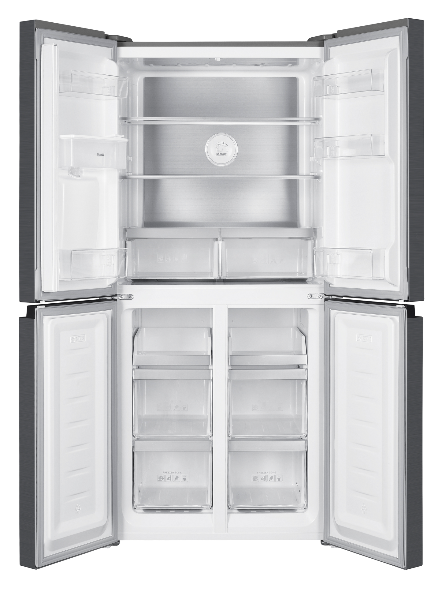 Kogan 464L French Door Fridge with Water Dispenser (Stainless Steel)