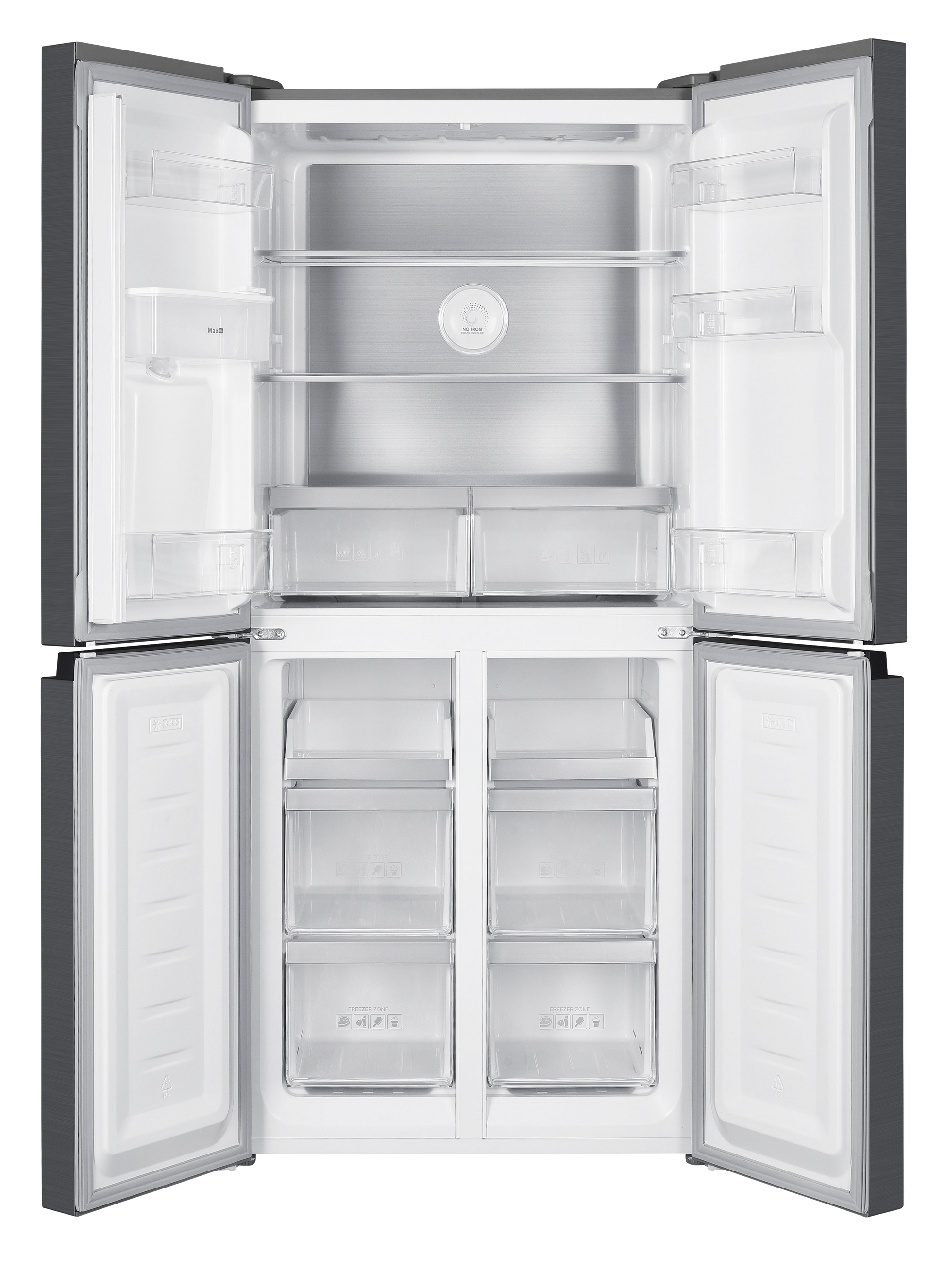 Kogan 464L French Door Fridge with Water Dispenser (Stainless Steel)