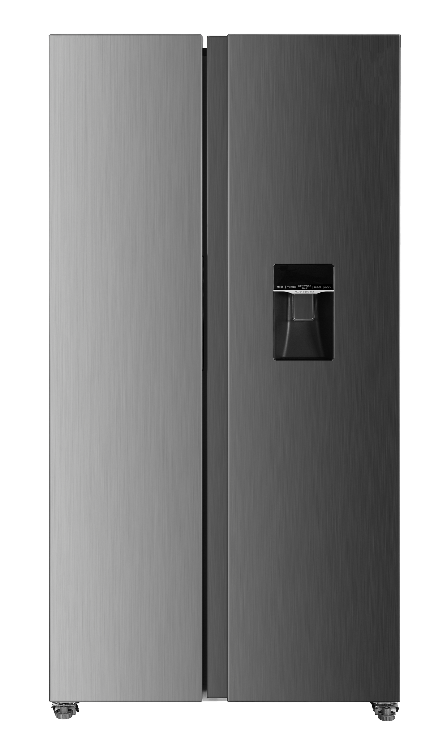 Kogan 592L Side by Side Fridge with Water Dispenser (Stainless Steel)