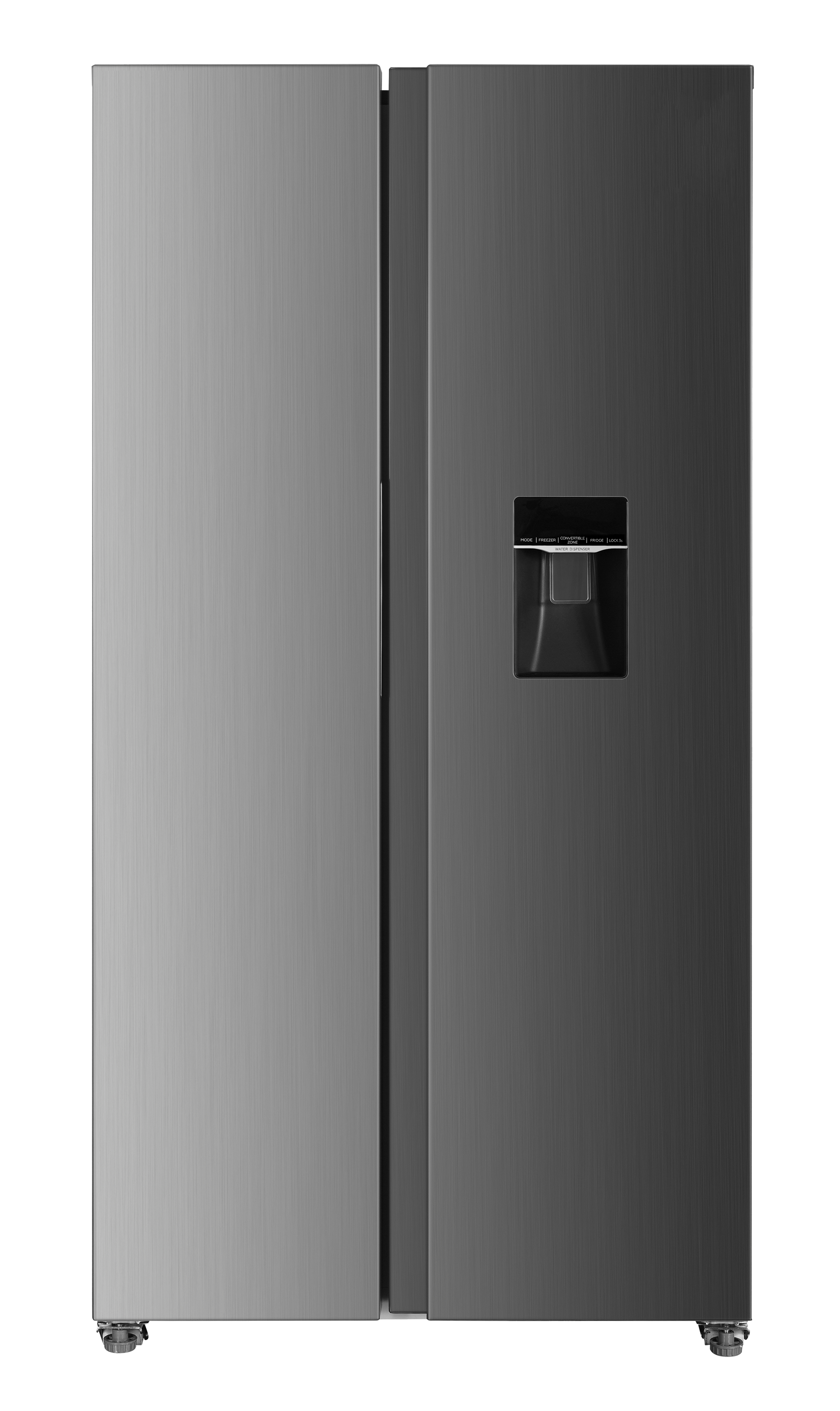 Kogan 592L Side by Side Fridge with Water Dispenser (Stainless Steel)