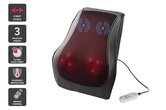 Kogan Heated Shiatsu Neck and Back Massage Pillow