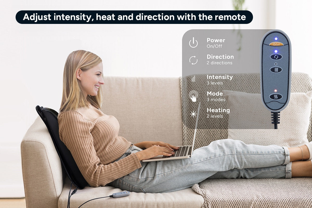 Kogan Heated Shiatsu Neck and Back Massage Pillow