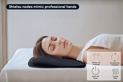 Kogan Heated Shiatsu Neck and Back Massage Pillow