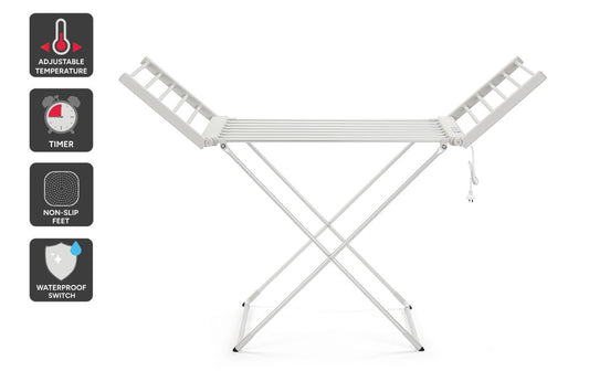 Kogan Heated Clothes Drying Rack with Timer
