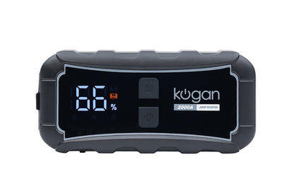 Kogan 2-in-1 12000mAh 2000A Portable Jump Starter and Power Bank