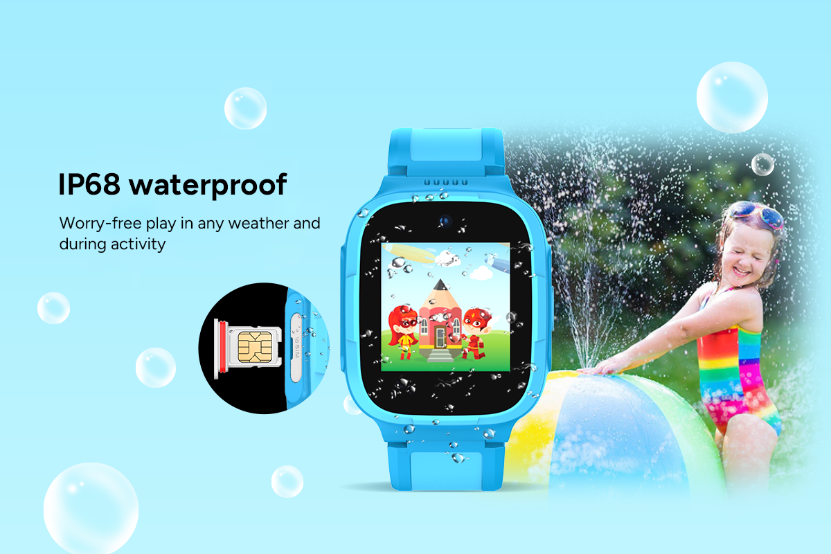 Kogan Kids 4G GPS Smart Watch with Video Calling (Blue)