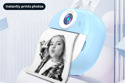 Kogan Kids Instant Print Digital Camera with 4 Rolls (Blue)