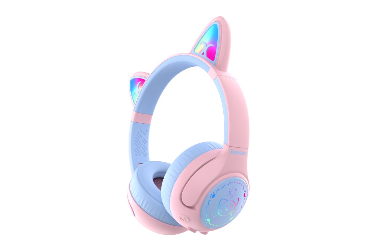 Kogan Kids Volume Limited Cat Ear Wireless Headphones