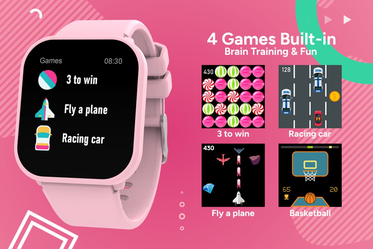 Kogan Play 2 Kids Smart Watch (Pink)