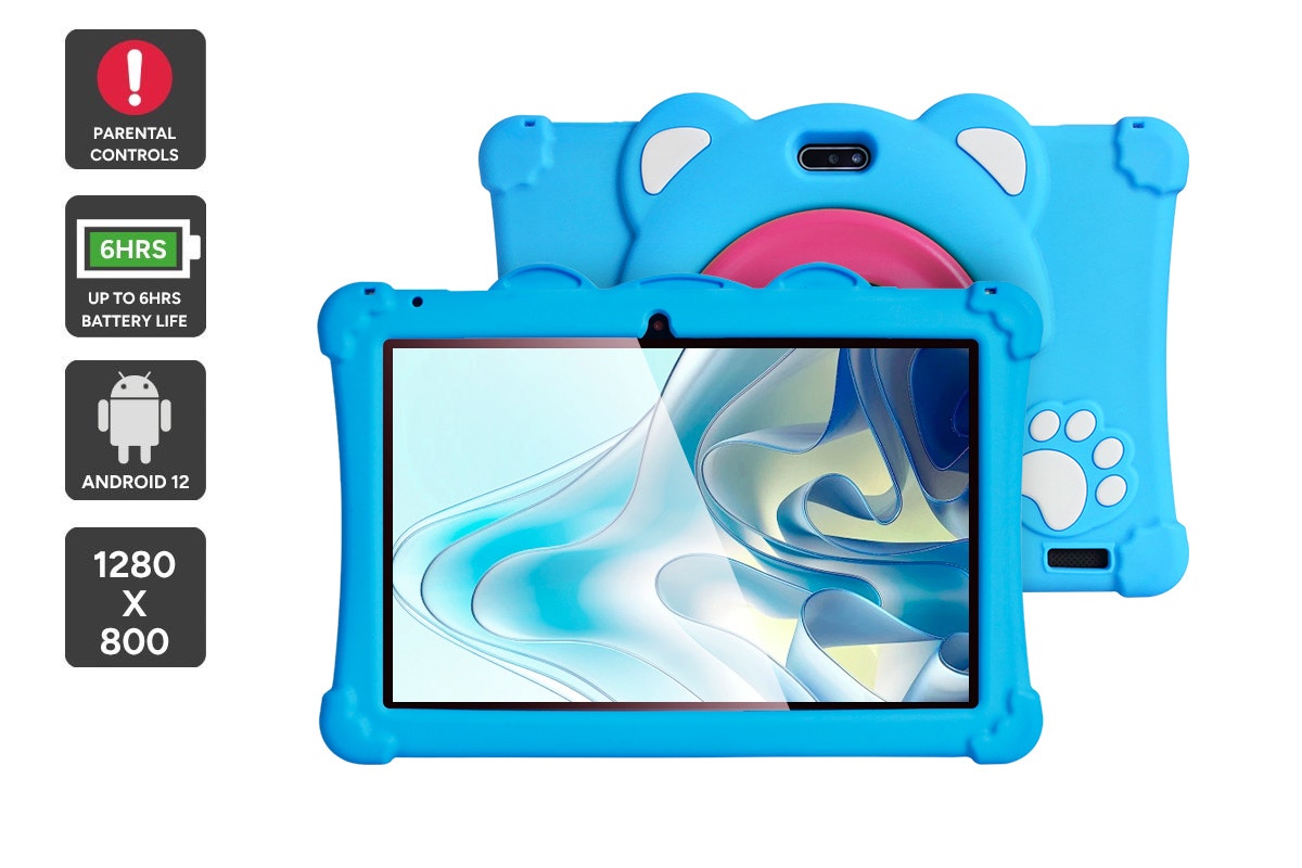 Kogan Explore Junior 10.1" Kids Android Tablet with Protective Case (Blue)