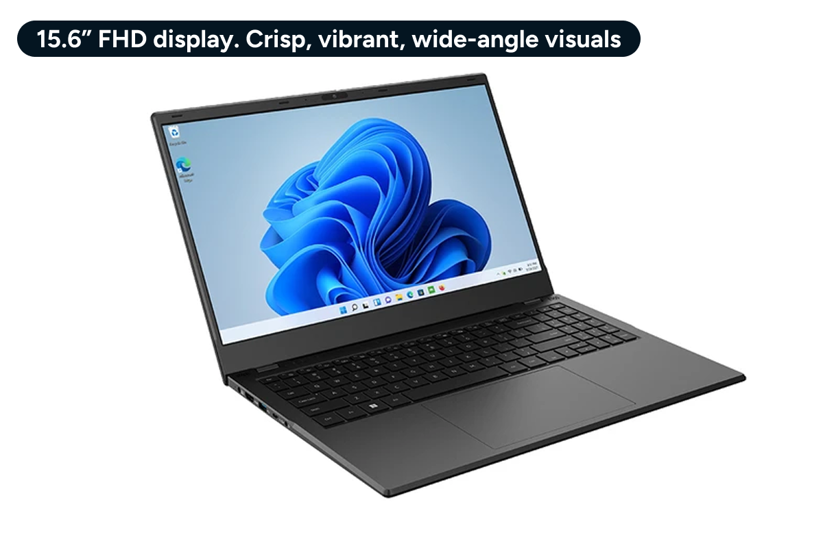 Kogan Atlas 15.6" Full HD Intel N100 USB-C Laptop with Windows 11 Pro (128GB)
