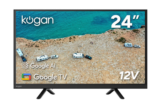 Kogan 24" LED Smart AI Google 12V TV