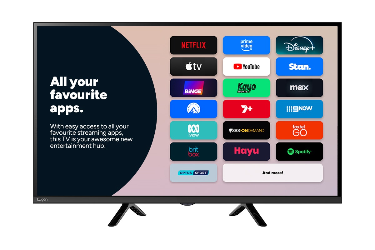 Kogan 32" LED Smart AI Google 12V TV (USB-C) - R98T