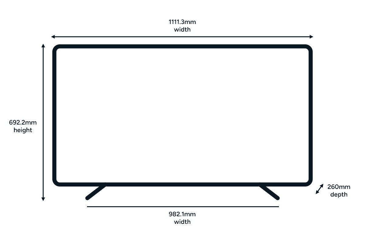Kogan 50" LED 4K Smart AI Google TV - U96V