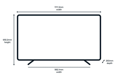 Kogan 50" LED 4K Smart AI Google TV - U96V