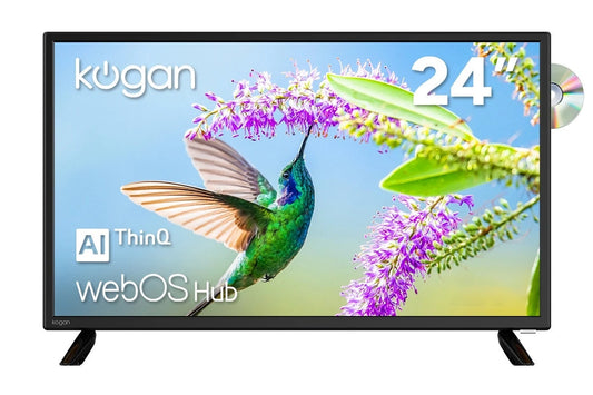 Kogan 24" LED WebOS ThinQ AI Smart TV & DVD Combo - D96S