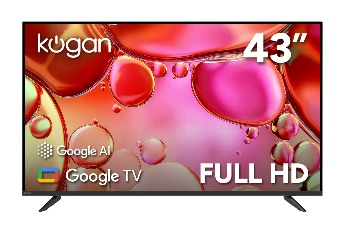 Kogan 43" LED Full HD Smart AI Google TV - F98V