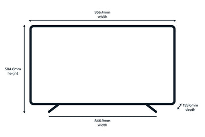 Kogan 43" LED 4K Smart AI Google TV
