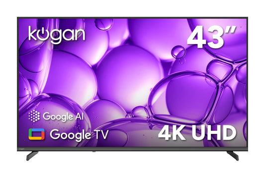 Kogan 43" LED 4K Smart AI Google TV