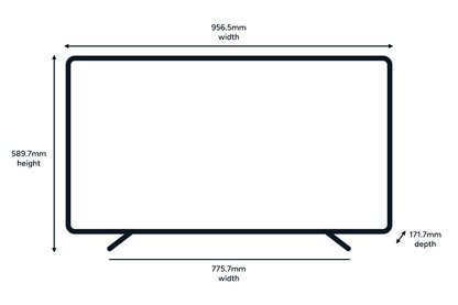 Kogan 43" LED 4K Smart AI Google TV - U95V