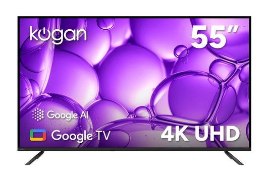 Kogan 55" LED 4K Smart AI Google TV - U94V - Auzzistore