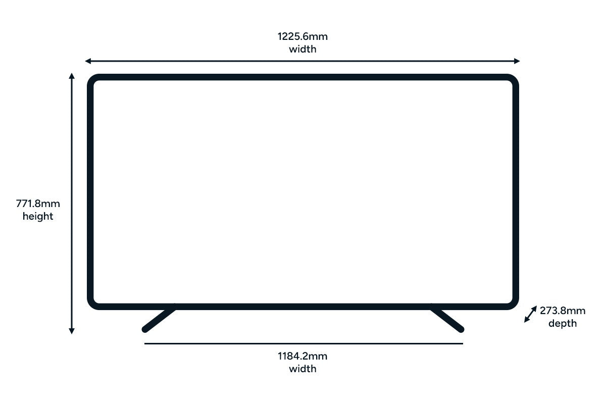 Kogan 55" LED 4K Smart AI Google TV