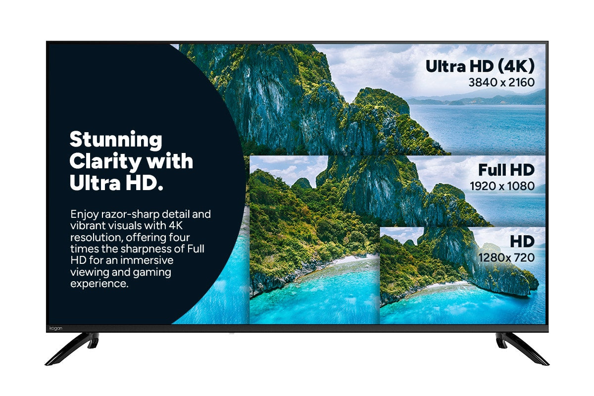 Kogan 55" LED 4K Smart AI Google TV