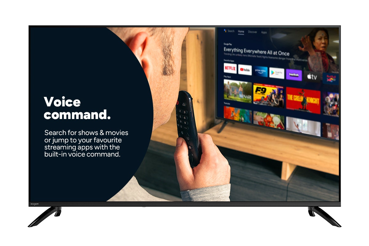 Kogan 55" LED 4K Smart AI Google TV